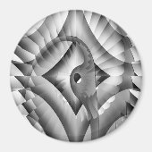 Der Silbervogel.....  Magnet (Vorne)