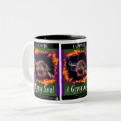 Der Sinti und Roma-Fluch eine Sinti und Zweifarbige Tasse (Vorderseite Links)