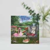 Der Sip des Mädchens u. sehen wütende Einladung (Stehend Vorderseite)