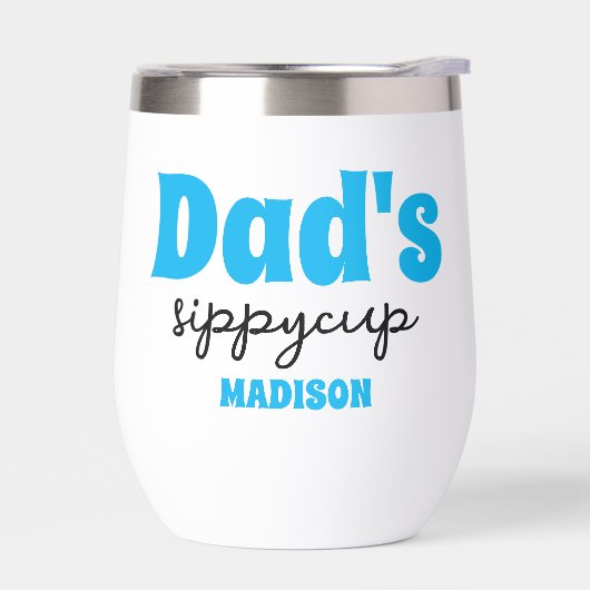 Der Sippy Cup Weine des personalisierten Vaters (Links)
