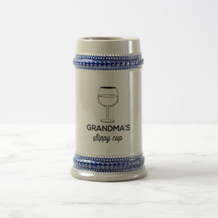 Der Sippy der Großmutter Schale Bierglas