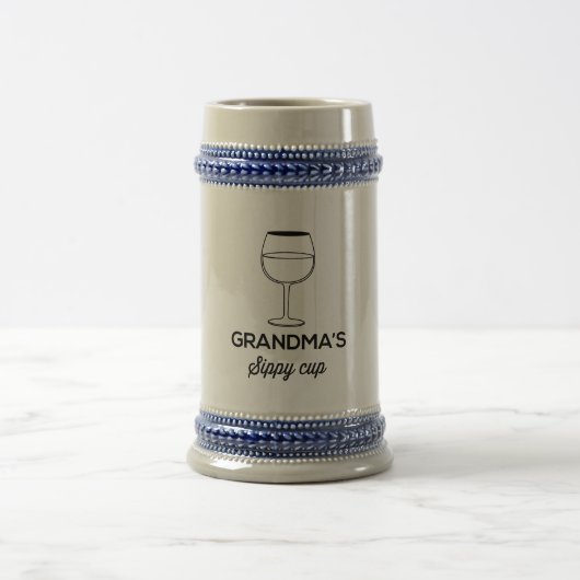Der Sippy der Großmutter Schale Bierglas (Mittel)