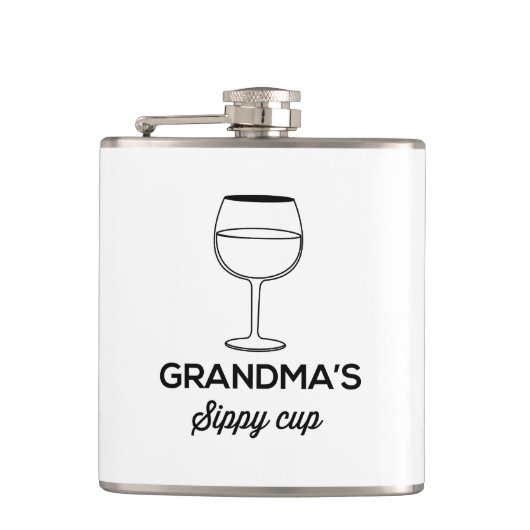 Der Sippy der Großmutter Schale Flachmann (Vorderseite)