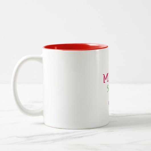 Der Sippy der Mama Schalen-Tasse Zweifarbige Tasse (Links)