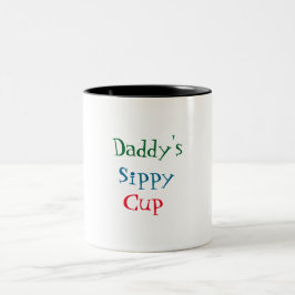 Der Sippy des Vatis Schale Zweifarbige Tasse
