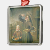 Der Sirup-Esser Silbernes Ornament (Links)