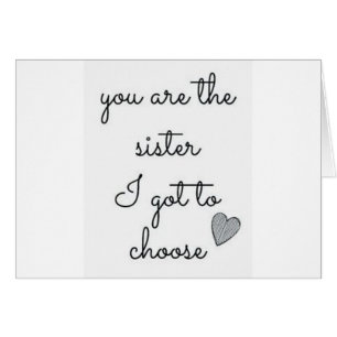 ** DER SISTER, DEN ICH GOT, WÄHLEN** BIRTHTAG