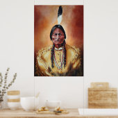 Der Sitzbull Poster (Küche)