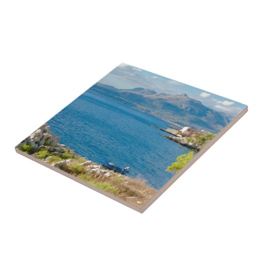 Der sizilianische Fischer Fliese (Seite)