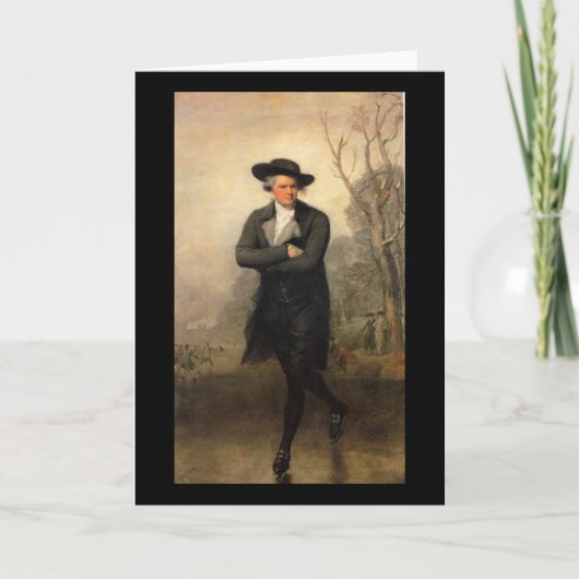 Der Skater, durch Gilbert Stuart Karte (Vorderseite)