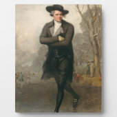 Der Skater (Portrait von William Grant) Fotoplatte (Vorderseite)