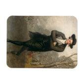 Der Skater (Portrait von William Grant) Magnet (Horizontal)