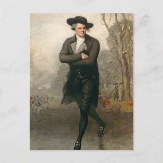 Der Skater (Portrait von William Grant) Postkarte (Vorderseite)