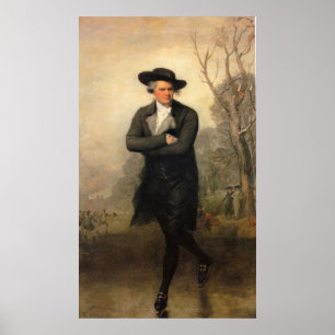 Der Skater von Gilbert Stuart Poster