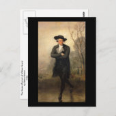 Der Skater von Gilbert Stuart Postkarte (Vorne/Hinten)