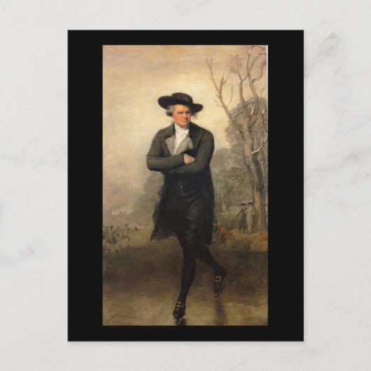 Der Skater von Gilbert Stuart Postkarte (Vorderseite)