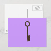 Der Skelettschlüssel Postkarte (Vorne/Hinten)