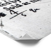 "Der skeptische Chymist" Poster (Ecke)