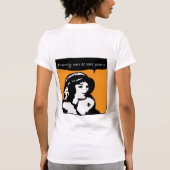 Der Ski-Patrouillen-Shirt der Frauen T-Shirt (Rückseite)