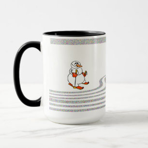 Der Skifahrende Schneemann - Tasse