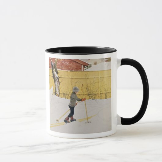 Der Skifahrer, c.1909 Tasse (Rechts)
