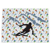 Der Skifahrer Große Geschenktüte (Vorderseite)