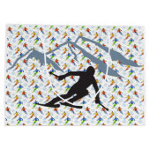 Der Skifahrer Große Geschenktüte (Rückseite)