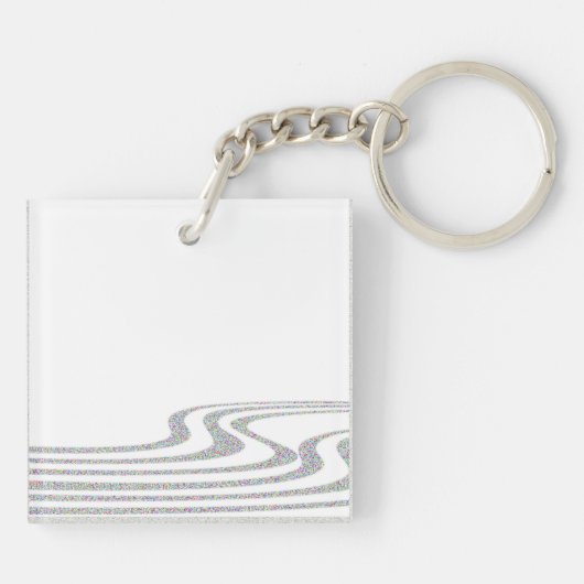 Der Skifahrer - Schlüsselanhänger (Rückseite)