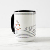 Der Skifahrer - Tasse (Vorderseite Links)