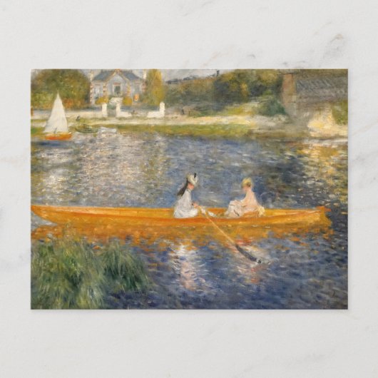 Der Skiff von der Renoir Postcard Postkarte (Vorderseite)