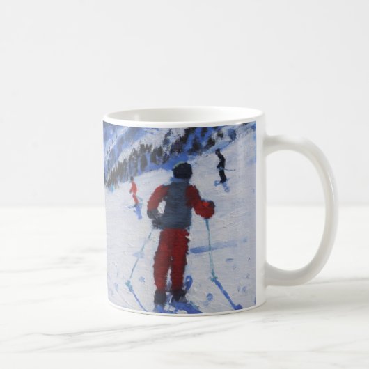 Der Skilehrer Mottaret Kaffeetasse (Rechts)
