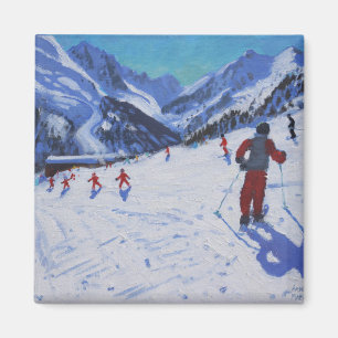 Der Skilehrer Mottaret Magnet