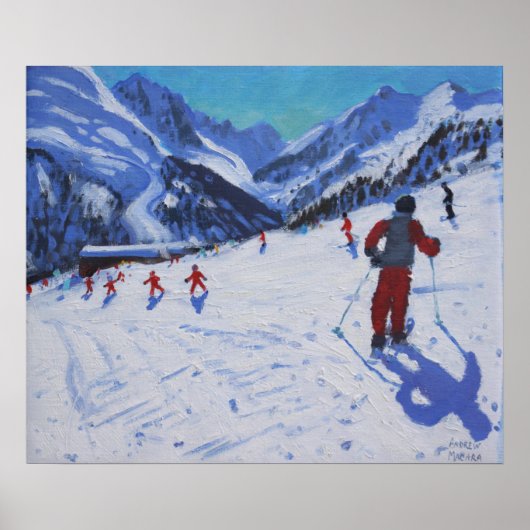 Der Skilehrer Mottaret Poster (Vorne)