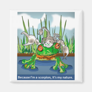 Der Skorpion und der Frosch Magnet