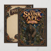 Der Skunk-Affe Florida Popcut Legenden Postkarte (Vorne/Hinten)
