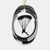 DER SKYDIVING REICH KERAMIKORNAMENT (Links)