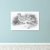 Der Skylark Leinwanddruck (Insitu (Holzboden))