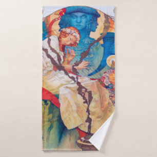 Der slawische Epic Alphonse Mucha Badehandtuch