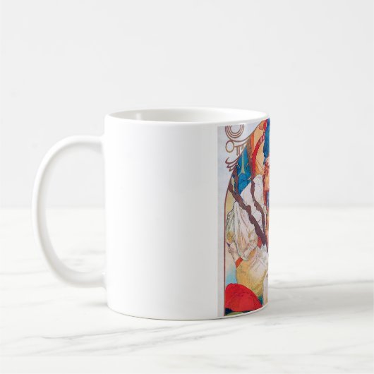 Der slawische Epic Alphonse Mucha Kaffeetasse (Links)