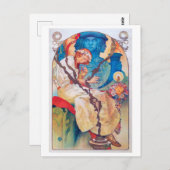 Der slawische Epic Alphonse Mucha Postkarte (Vorne/Hinten)