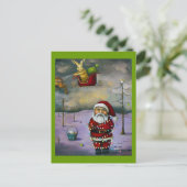 Der Sleigh Jacker Postkarte (Stehend Vorderseite)