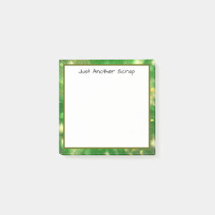 ✨ Der Smaragd-Visionär  Post-it Klebezettel