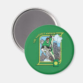 Der Smaragdkrieger Magnet (Vorderseite/Rückseite)