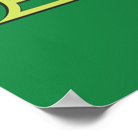 Der Smaragdkrieger Poster (Ecke)