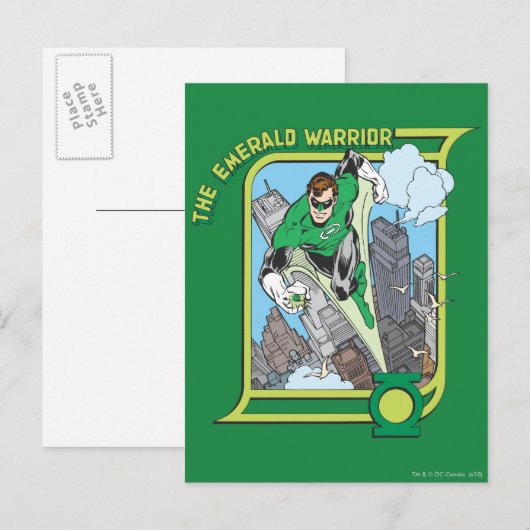 Der Smaragdkrieger Postkarte (Vorne/Hinten)