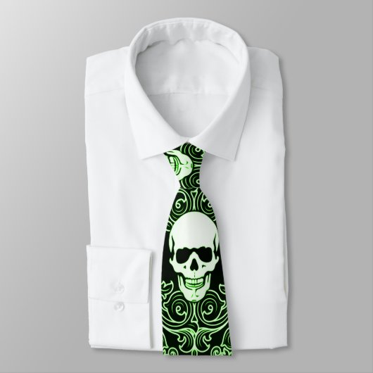 Der SmaragdSensenmann-gotische Silk Krawatte (Gebunden)