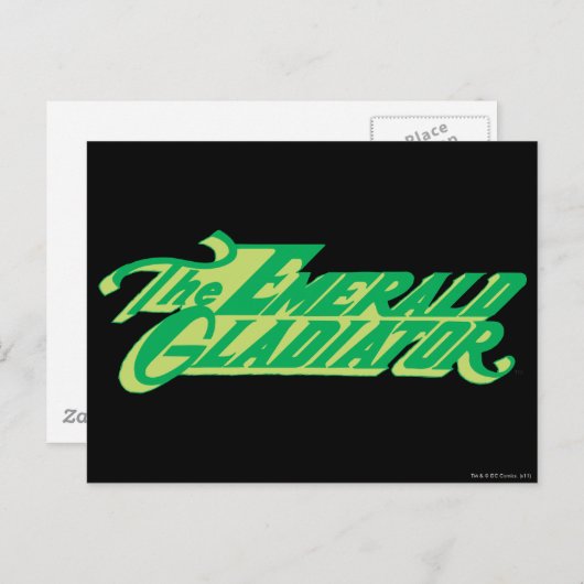 Der Smarald Gladiator Postkarte (Vorne/Hinten)