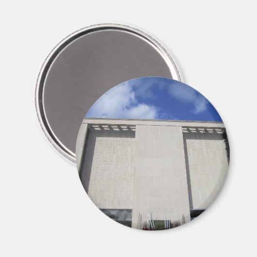 Der Smithsonian Magnet (Vorderseite/Rückseite)