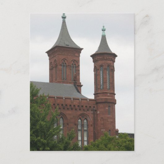 Der Smithsonian, Washington D.C. Postkarte (Vorderseite)