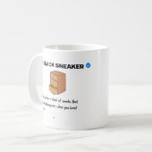 Der Snack-Sneaker Kaffeetasse (Vorderseite Links)